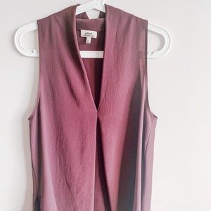 Aritzia Wilfred Nuit Sleeveless Blouse size Small